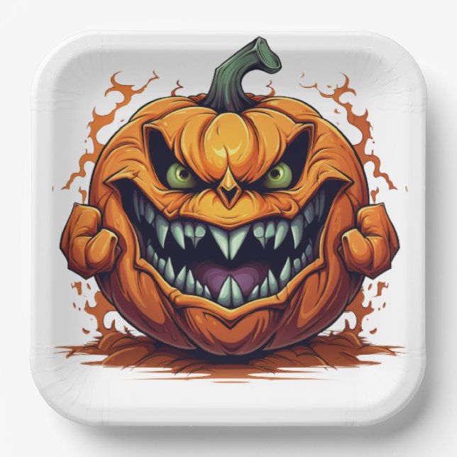 The Pumpkin's Secret Journey Pappteller (Vorderseite)