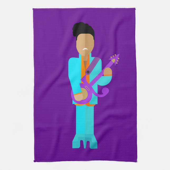 The Purple Pixie – Funk Legend Kitchen Towel Geschirrtuch (Vertikal)