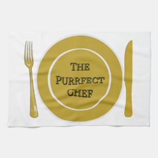The Purrfect Chef- Funny Kitchen Towels Geschirrtuch