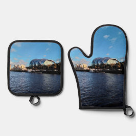 The Quayside Ofenhandschuh & Topflappen-Set