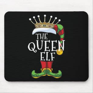 The Queen Elf Family Matching Christmas Group Fun Mousepad