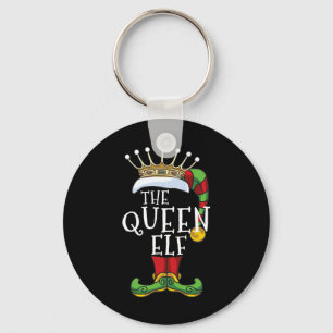 The Queen Elf Family Matching Christmas Group Fun Schlüsselanhänger