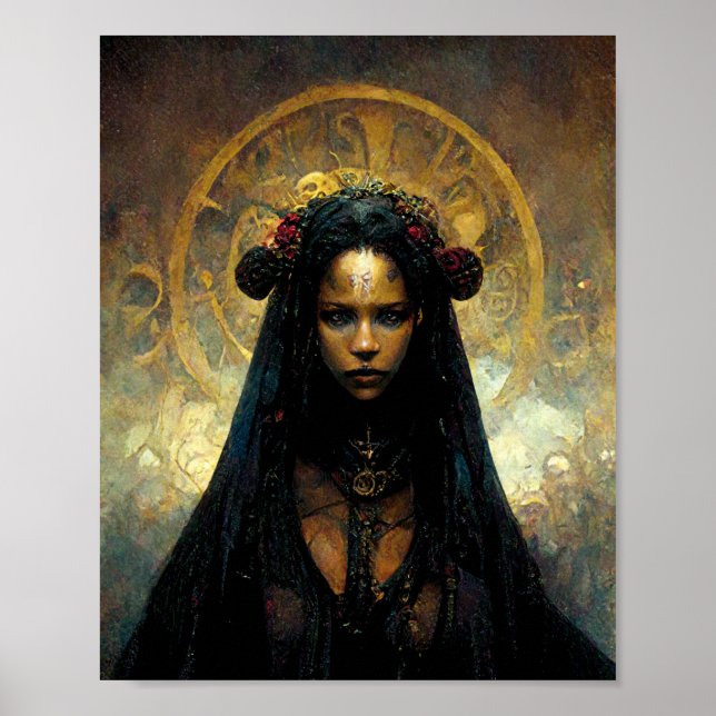 The Queen Fantasy Scifi Art Poster (Vorne)