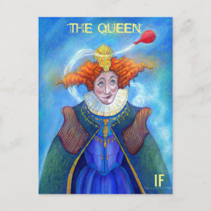 The Queen postcard by Mike Winterbauer Postkarte