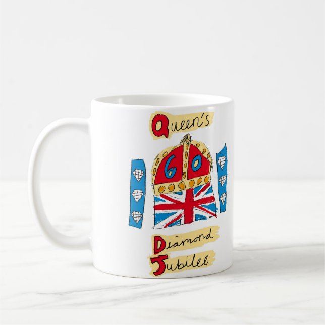 The Queen's Diamond Jubilee Tasse (Links)
