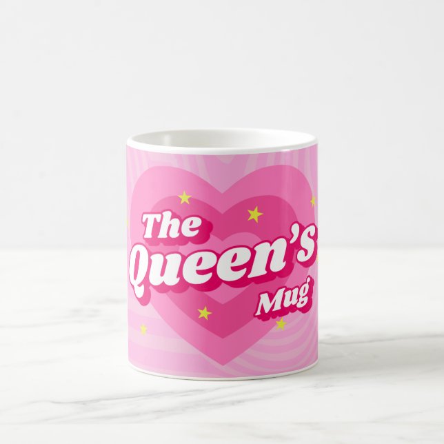 The Queen's Mug Pink Classic is not translated, as Kaffeetasse (Mittel)