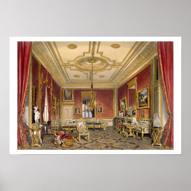 The Queen's Private Sitting Room, Windsor Castle, Poster (Vorne)
