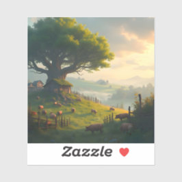 The Quiet Farm - Square Vinyl Aufkleber