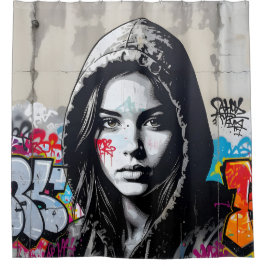 The Quiet Observer -  Duschvorhang