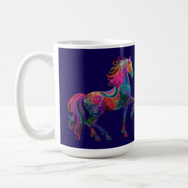 The Quilted Horse Kaffeetasse (Links)
