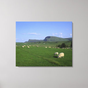 The Quiraing Mountains, Isle of Skye, Highlands, Leinwanddruck