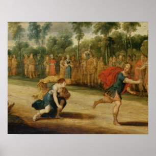 The Race of Atalanta and Hippomenes Poster