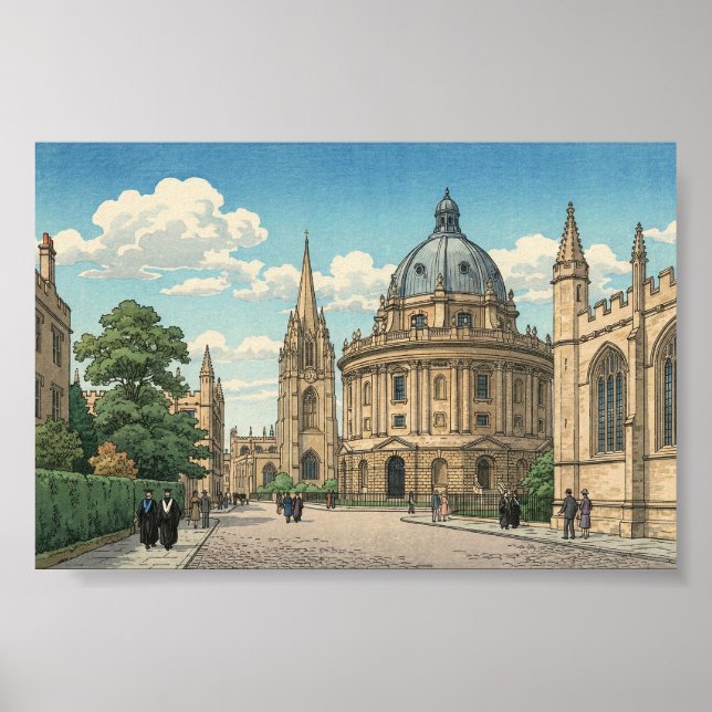 The Radcliffe Camera in Oxford University   Poster (Vorne)
