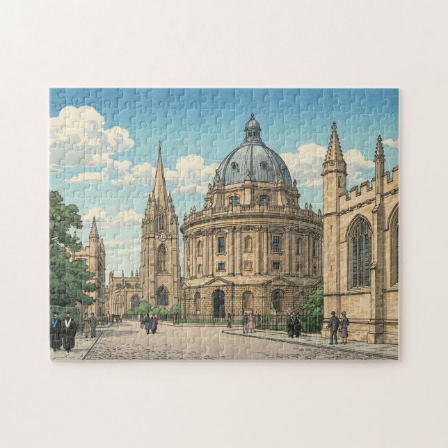 The Radcliffe Camera in Oxford University  Puzzle (Horizontal)