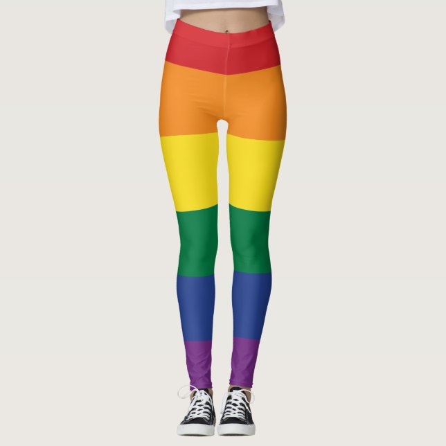 The Rainbow Flag Leggings (Vorderseite)