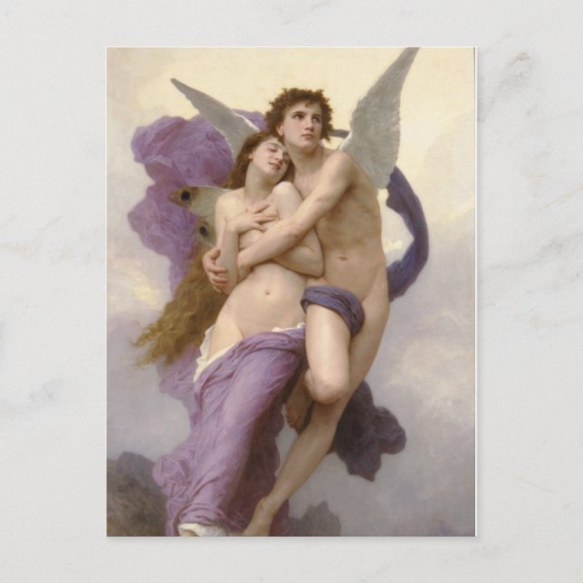 The Rapture of Psyche by William Bouguereau Postkarte (Vorderseite)