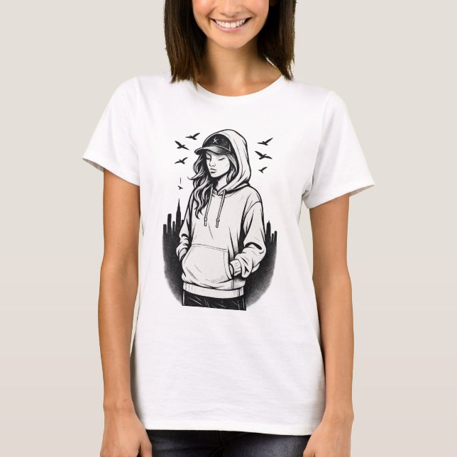 The Raven and the Heart of Light T-Shirt (Vorderseite)