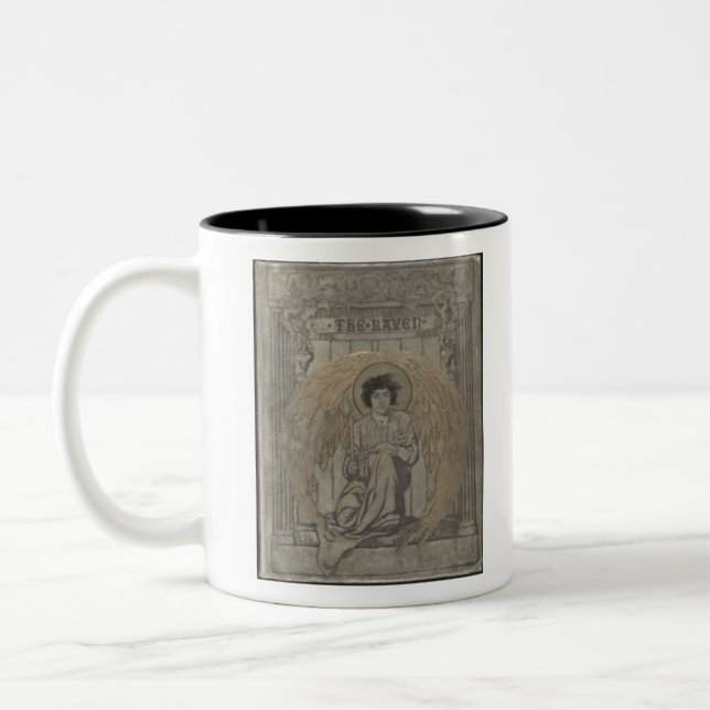The Raven Edgar Allen Poe Zweifarbige Tasse (Links)