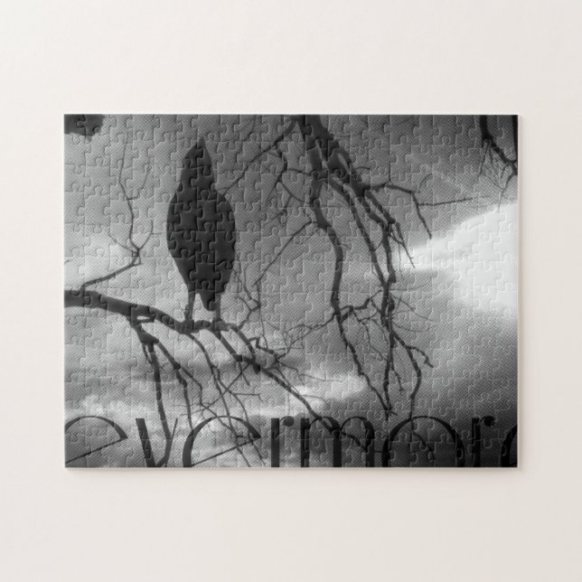 The Raven - Nevermore Sonnenbäume Baum Puzzle (Horizontal)