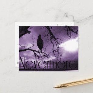 The Raven - Nevermore Sunams & Tree Postkarte