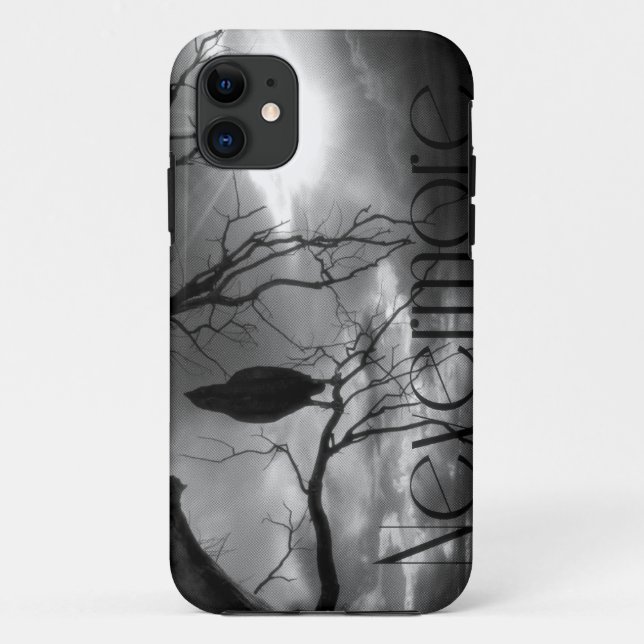 The Raven - Nevermore Sunbeams Tree Case-Mate iPhone Hülle (Rückseite)