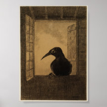 The Raven (Redon 1882)