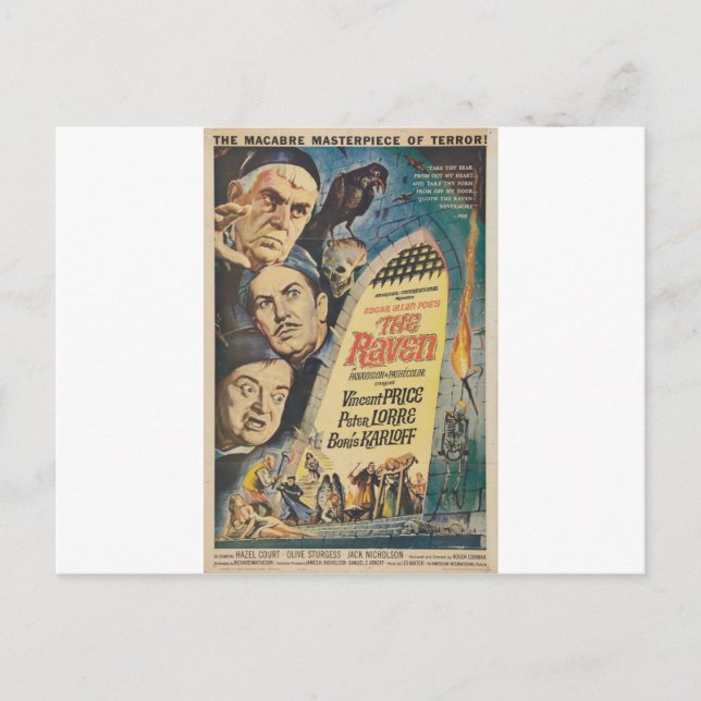 THE RAVEN von Philip J. Riley Postkarte (Vorderseite)