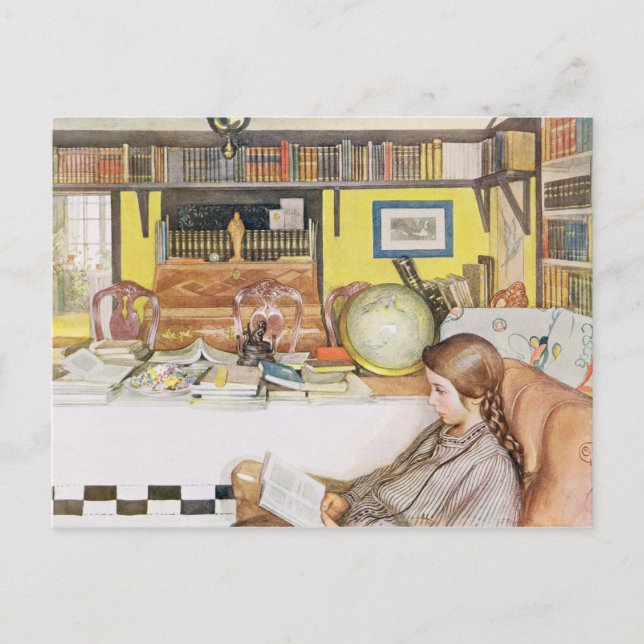 The Reading Room, pub. in 'Lasst Licht Hinin' (`Le Postkarte (Vorderseite)