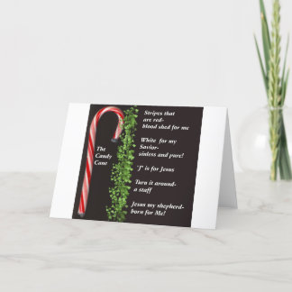 THe Real Candy Cane Bedeutung Feiertagskarte