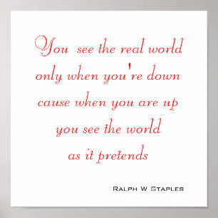 The Real World Poster