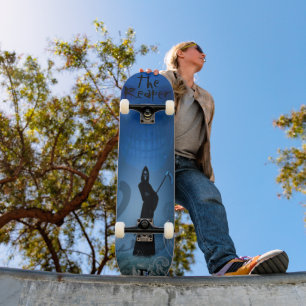 The Reaper in Blue Dd Brand  Skateboard