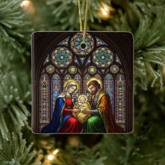 The Reason for the Season Nativity personalized Keramikornament