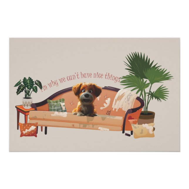 The reason we can't have nice things poster (Vorderseite)