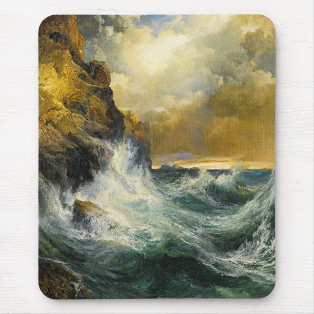 The Receding Wave by Moran, 1909 Mousepad (Vorne)