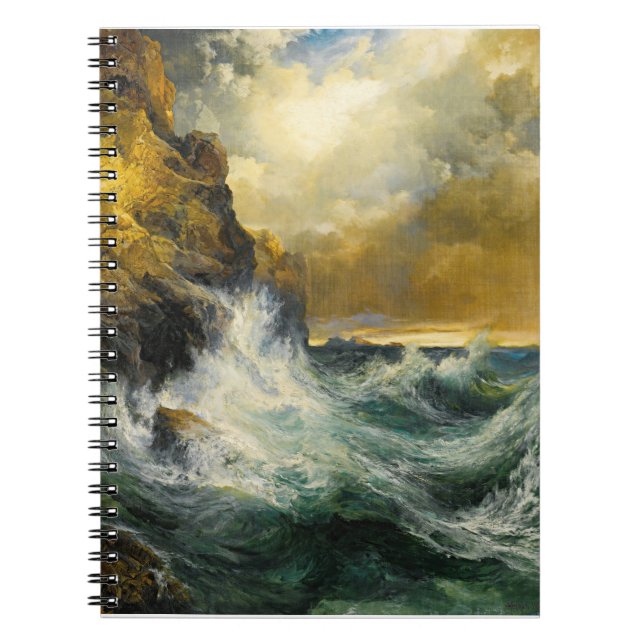 The Receding Wave by Moran, 1909 Notizblock (Vorderseite)
