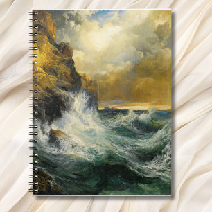 The Receding Wave by Moran, 1909 Notizblock