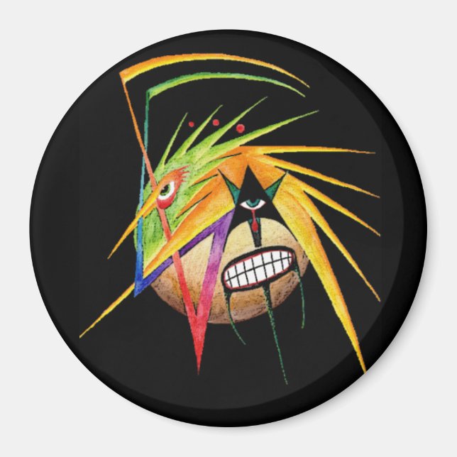 "The Reckoning" Mandala Magnet (Vorne)