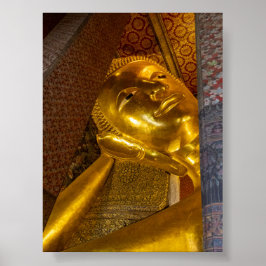 The Reclining Buddha in Bangkok Poster
