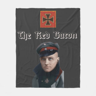 The Red Baron WWI Fleecedecke