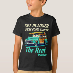 The Reef Encinitas Surf California Frauen Männer V T-Shirt