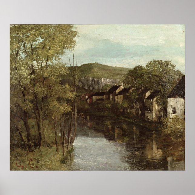 The Reflection of Ornans, c.1872 Poster (Vorne)