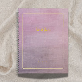 The Refrain | Personalized Mauve Poem Notebook Notizbuch