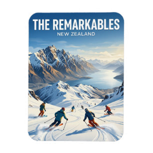 The Remarkables Skigebiet Neuseeland Magnet