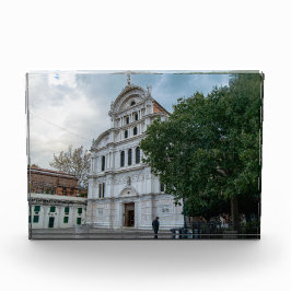 The Renaissance Facade of San Zaccaria Church Fotoblock