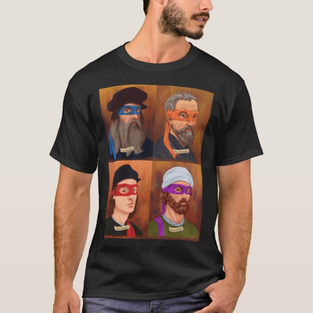The Renaissance Ninja Artists family T-Shirt (Vorderseite)