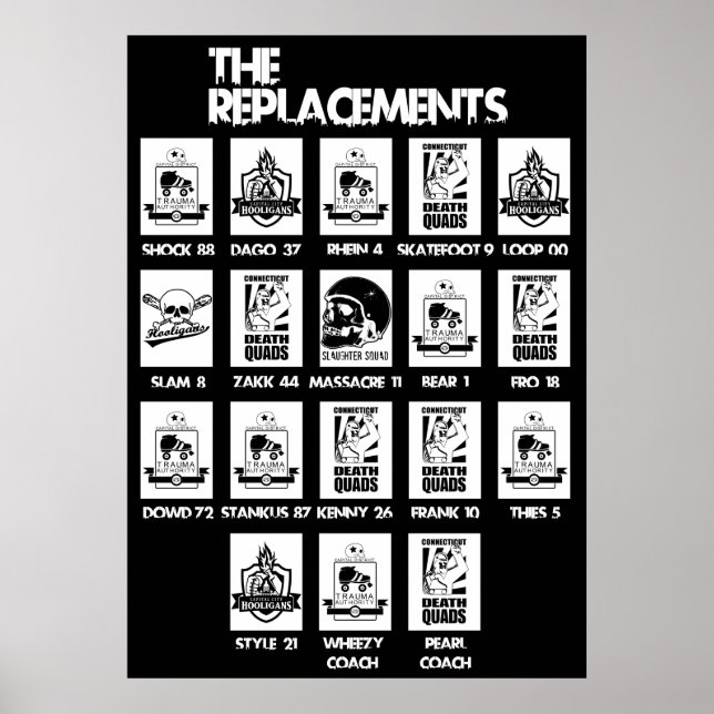 "The Replacement" MVC III Lineup Poster (Vorne)