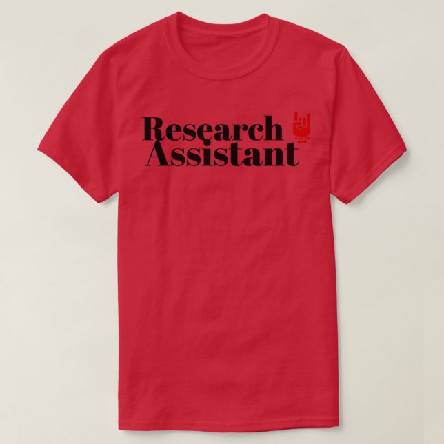 The Research Assistant Classic TShirt (Design vorne)