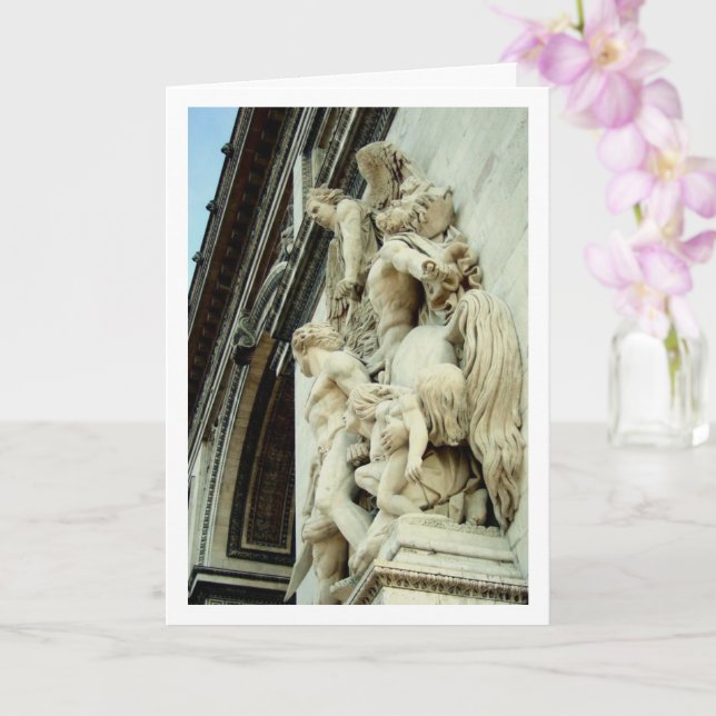 The Resistance, the Arc de Triomphe, Paris, Frankr Karte (Orchidee)
