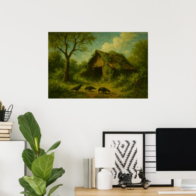 The Restoration: Summer Bloom on the Frontier Poster (Heimbüro)