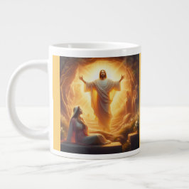 The Resurrection Light: Jesus Christ Rises Jumbo-Tasse